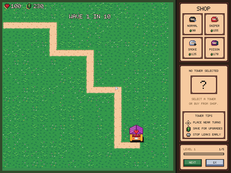 The first level leaves time to study its path and shrine.